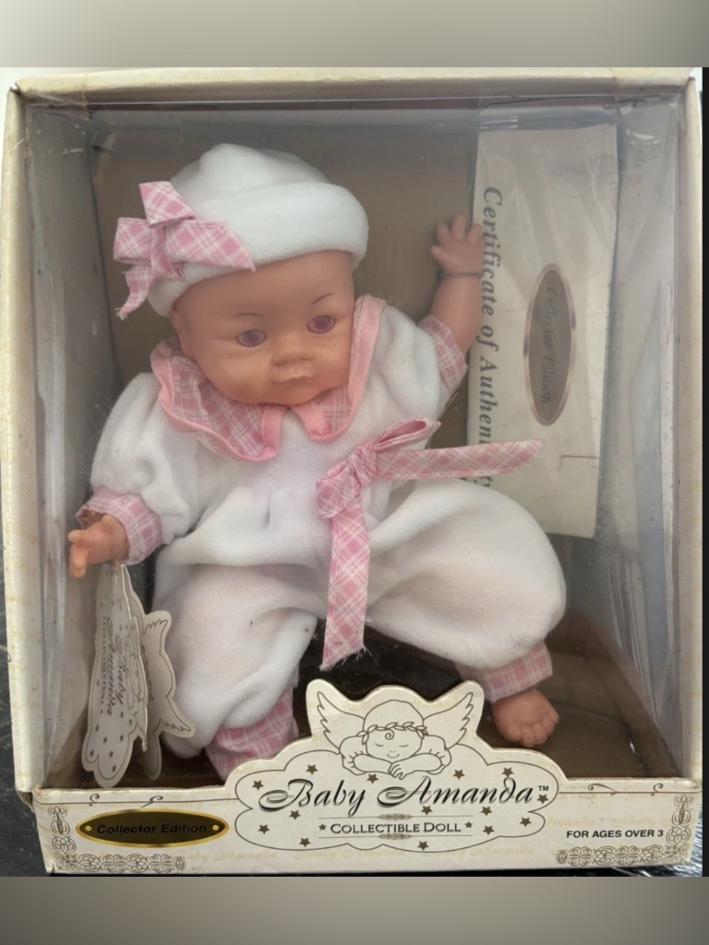 Baby Amanda Doll Cititoy 2000 #60802 Pink Eyes Collector Edition NIB Y2K